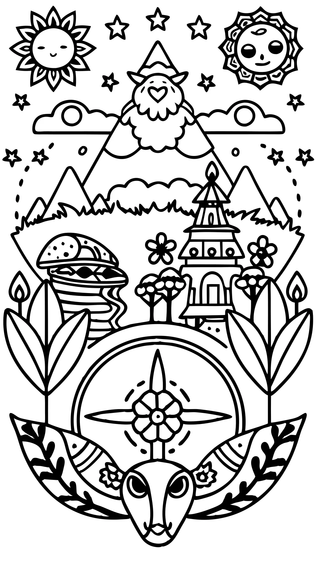 coloring pages black